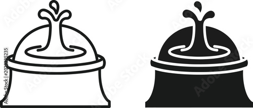 Obraz na płótnie Chess king piece with decorative top Vector