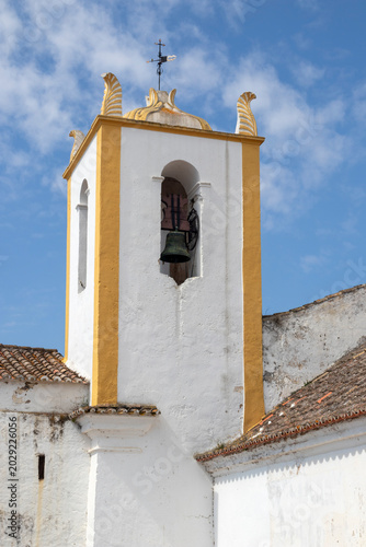 Bell tower of the Church of Santiago, Tavira, Algarve, Portugal