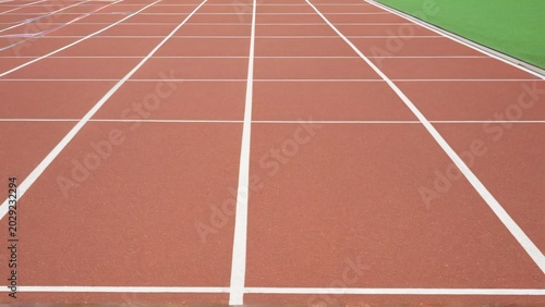 Running Track Lane Composition