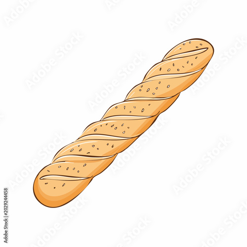 Twisted Breadstick with Seeds