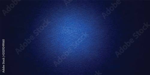 Luxury Blue Leather Texture Background with Dark Gradient Abstract Surface Design