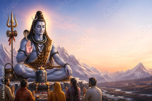 Sacred Mahakal Bholenath Pradosh Vrat Celebration with Bhagwan Shiv Shankar Parvati/ Shivshakti Milan and Traditional Nishita Kaal Rituals