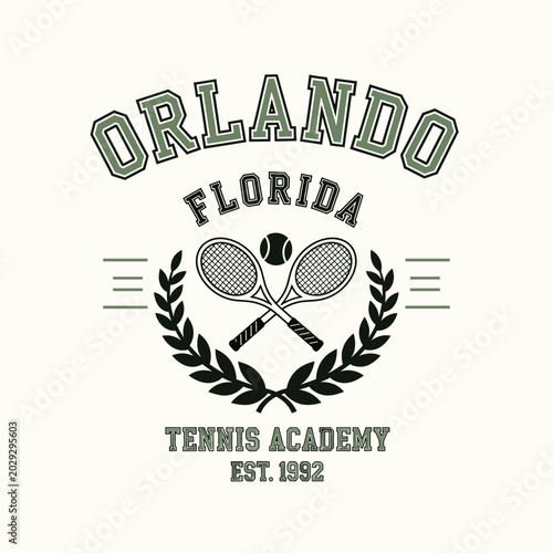 Obraz na plátně Orlando tennis academy since ninety two