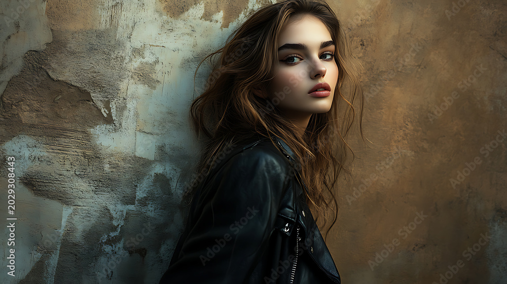 Fototapeta premium Beauty portraits of female in ultra-realistic commercial photo style.