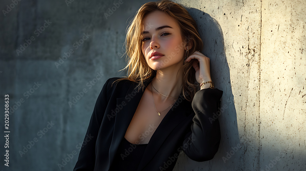 Fototapeta premium Beauty portraits of female in ultra-realistic commercial photo style.