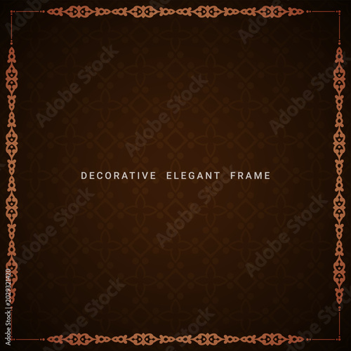 Photography Luxurious royal floral frame classic background