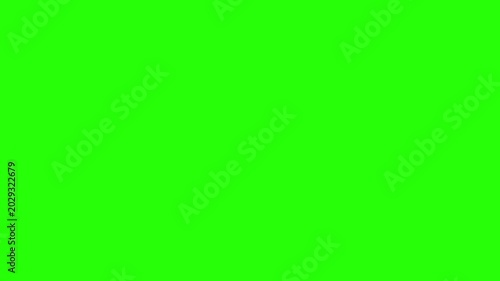 Envelope Opening and Letter Unfold Animation Transition ( green colored letter for chroma key )
