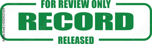 Konstfotografi Official record stamp in green, indicating a document is released for review pur