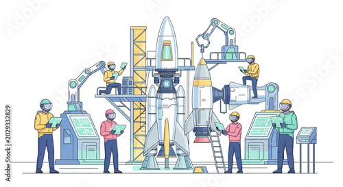 Rocket Construction and Assembly Process.