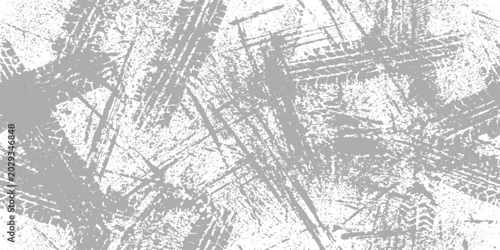 Fototapeta premium White Grunge Scratch Texture: Abstract Distressed Urban Rough Overlay Vector