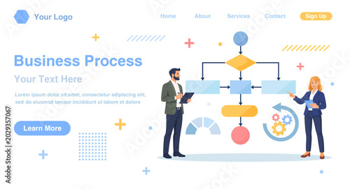 Canvastavla Business process, workflow diagram, flowchart to get result