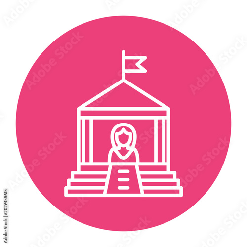 Konstfotografi Consul Vector Icon