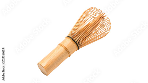 Konstfotografi A traditional Japanese matcha green tea chasen bamboo whisk tool accessory for t