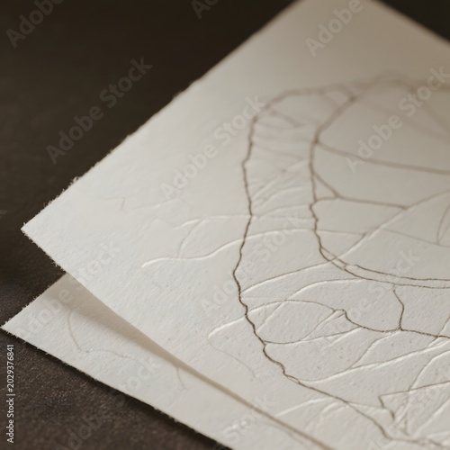 4k high quality Ai generative HD photo realistic background wallpaper texture seamless pattern symmetrical symmetric green painting drawing leaf leaves photosynthesis isolated crumpled sheet of paper