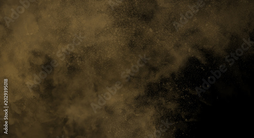Atmospheric Gold Powder Cloud for Creative Backdrops and VFX Design.