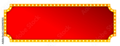 Obraz na płótnie Marquee Horizontal Frame