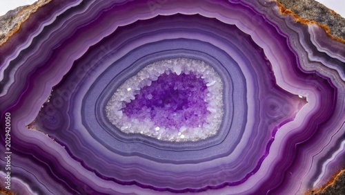 Obraz na płótnie Amethyst geode crystal formation