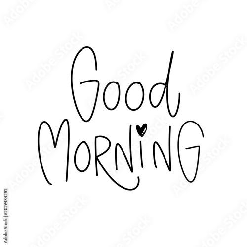 Good morning 