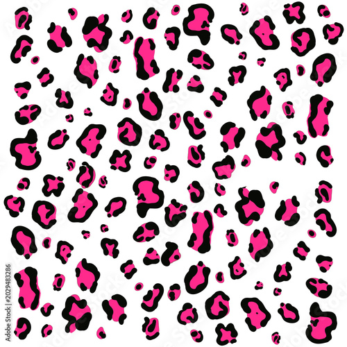 Colorful Seamless Leopard Pattern. Modern Animal Print Texture for Fabric, Wallpaper, Packaging and Surface Design