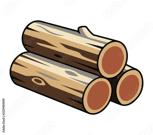  chopped wooden logs firewood timber