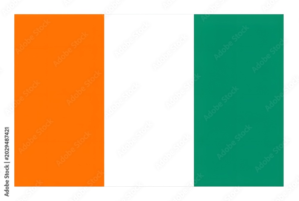 Obraz premium Orange white and green vertical stripes design graphic for visual communication