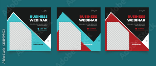 Digital marketing agency and corporate social media post template	
