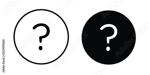 Bild auf Leinwand Interrogation icon. symbol pictogram. UX UI icon