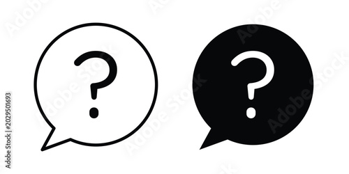 Foto Question icon. symbol pictogram. UX UI icon