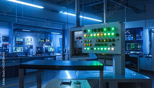 Industrial Control Panel for Laboratory Automation