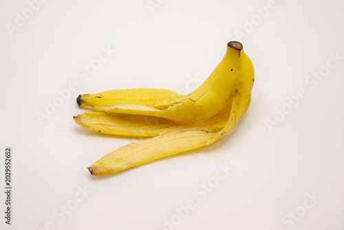 bananas on white background