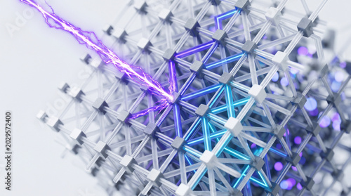 Premium 3D Render of Post Quantum Cryptography PQC Migration Platform and Lattice Based Enterprise Data Security SaaS Defense Infrastructure