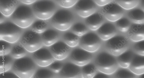 Abstract Surface with Rounded Bumps and Shadows Creating a Textured Pattern.