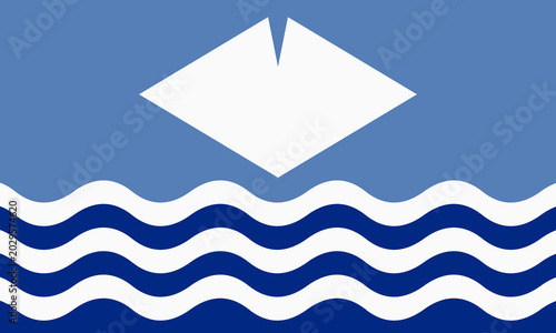 Isle of Wight flag background