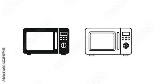 Microwave oven with digital control panel