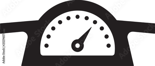 Kitchen weight scale icon isolated vector on transparent background.