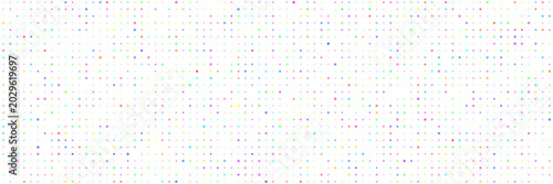 Tableau sur toile Chaotic mosaic of small colorful squares in a random pixelated pattern with vibr