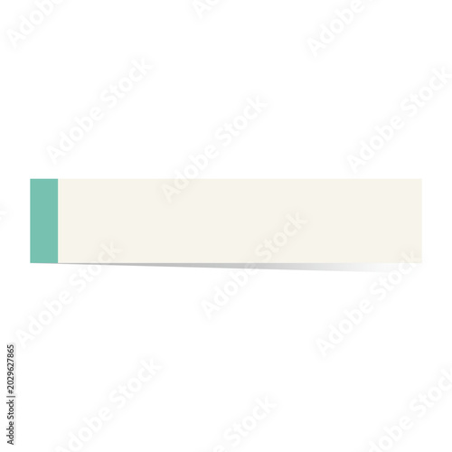 Foto Vector illustration of a simple blank sticky note paper for office and school re