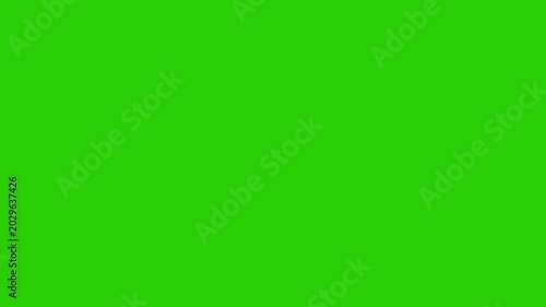 Bright VFX sparkle star explosion on green screen background with glowing magical particles