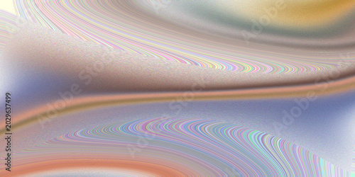 Obraz na plátne Abstract texture background with elegant curved lines and iridescent gradient colors, creating a surreal visual art piece