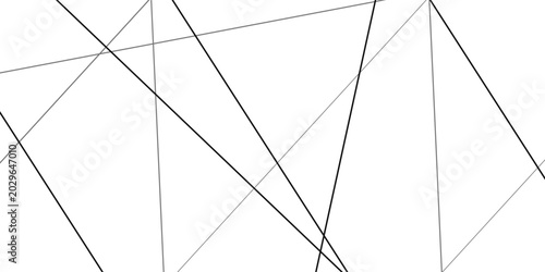 Schilderij op canvas Random geometric line pattern on a transparent background