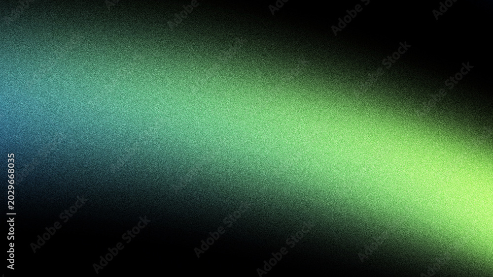 Obraz premium Vibrant green and blue light beam on dark background with gradient effect