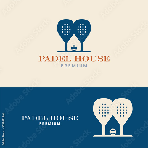 Vintage Padel House Logo