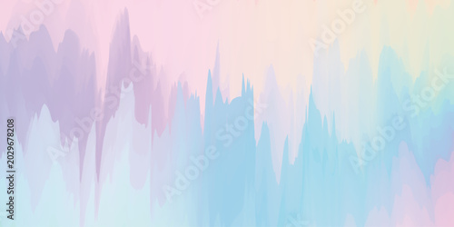 Quadro em tela Abstract colorful pastel background with soft blended hues of pink purple blue a