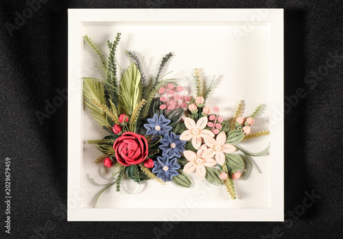 colorful flowers made of paper