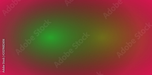 Canvastavla Smooth dark abstract background featuring a deep crimson red base with a contrasting, softly glowing vibrant green focal point