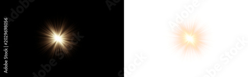 Konstfotografi Glitter star light Vector PNG, bright sparkle flare effect with glowing starligh