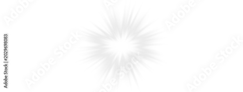 Bilde på lerret Glowing sparkle flare Vector PNG, bright starburst light effect isolated on tran