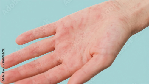 Chronic urticaria is a recurring allergic skin disorder marked by itchy rashes and swollen wheals on human skin. Triggered by immune disorders, allergens and physical stimuli, this persistent skin ail