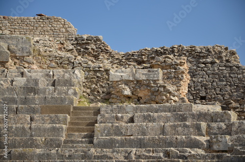 Photos Ancient Roman stone steps and ruined archway masonry at Dougga