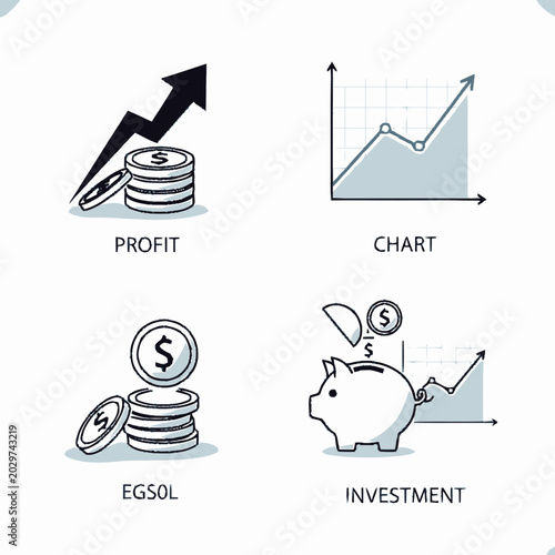 Business Finance Growth Investment Concept.